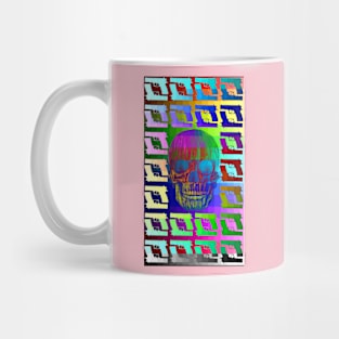 Rainbow skull Mug